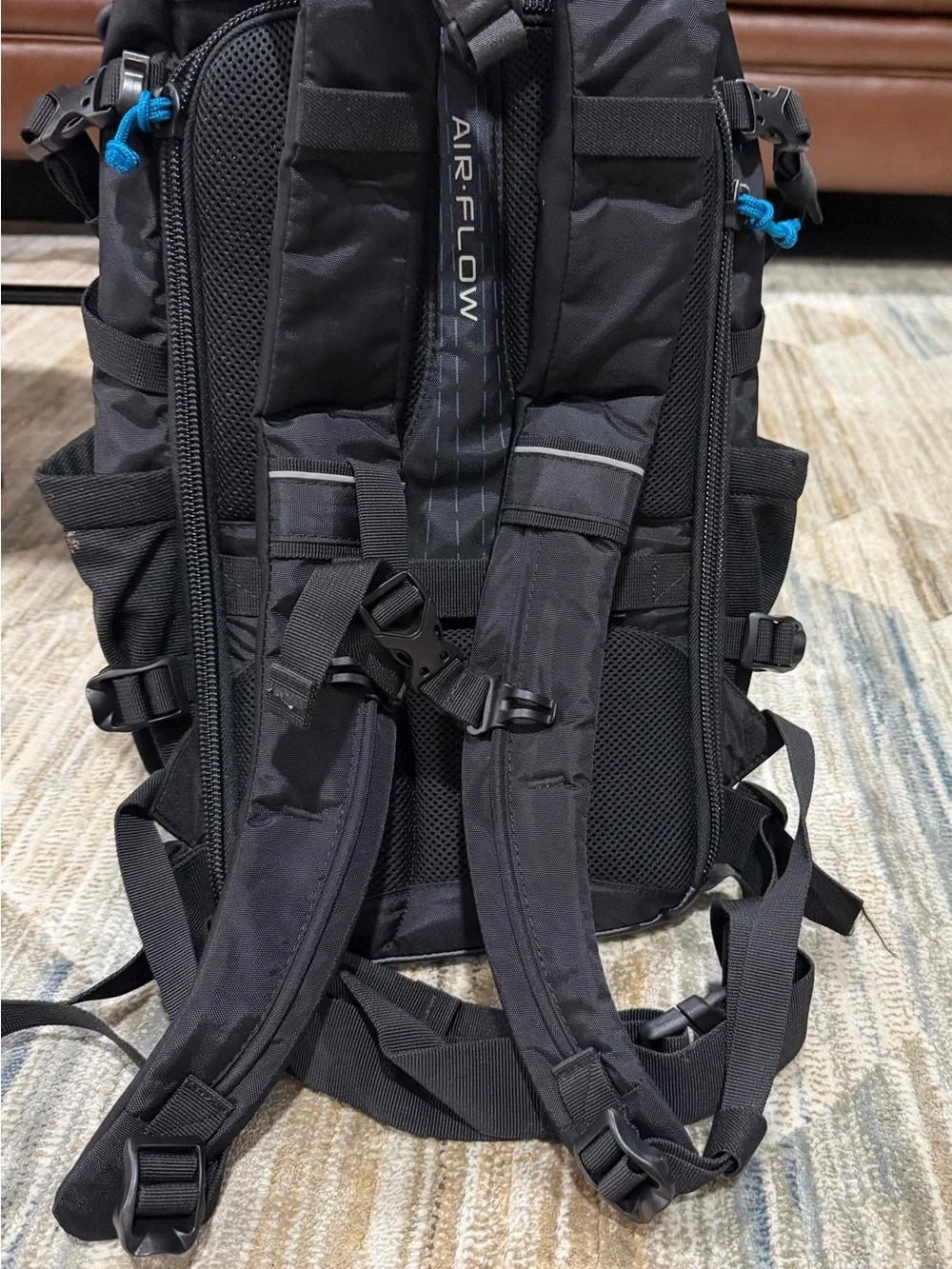 Black Men's Camera Backpack - Durable Everyday Carry